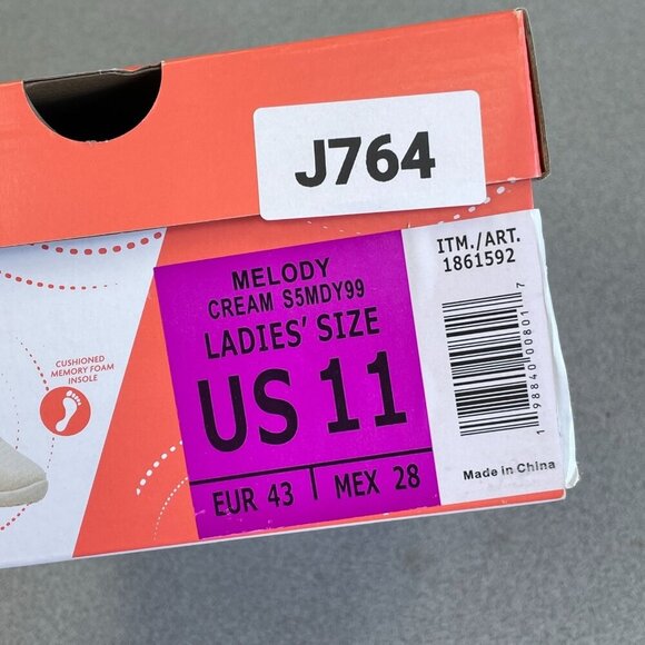 NEW J Sport Melody Cream Mary Women's Size 11 Jane Shoes Memory Foam - Picture 8 of 8